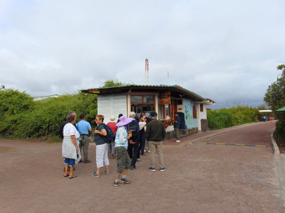 Ticket booth for the Charles Darwin Research Center, Puerto Ayora, Galapagos