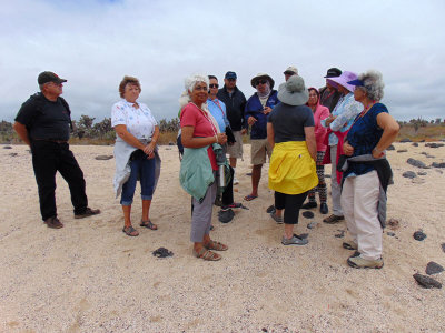 On a tour on Galapagos Islands