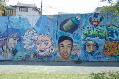 Graffiti in Quito, Ecuador