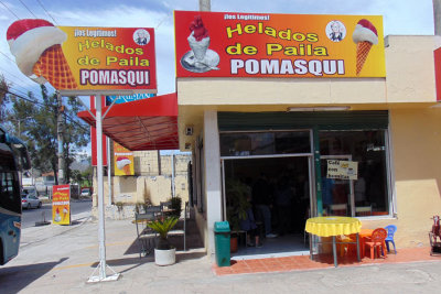 The Ecuadoran Ice cream shop