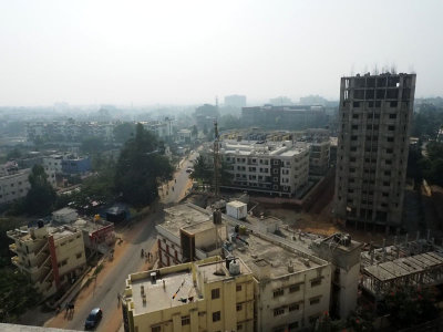 A rooftop view in Bangalore