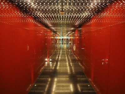 Corridor in the Design Hotel in Chennai