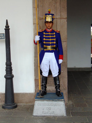 Presidential Palace Guard, Carondelet Palace, Quito, Ecuador