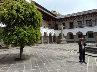 Inside the Archbishop's Palace next to Independence Square, Quito