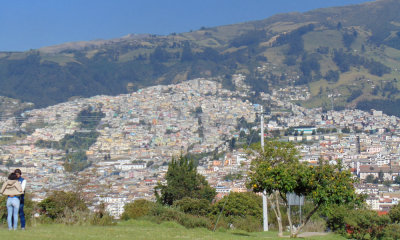 Romance overlooking Quito