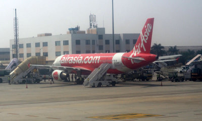 Air Asia A320 at Bangalore airport