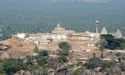 The temple on Chandragiri hill in Shravanabelagola