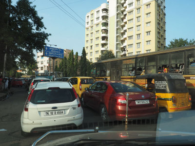 Crawling traffic, Chennai