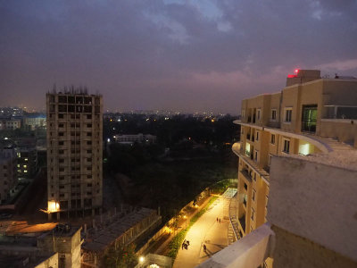 Bangalore night sky