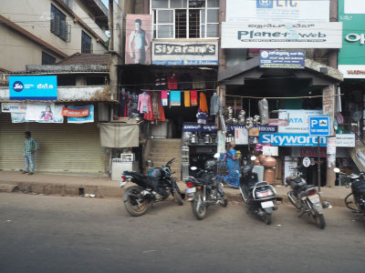 Storefronts in Sakleshpur