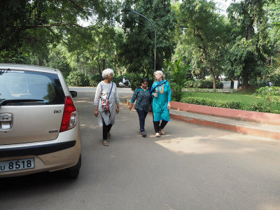 Walking through the IIT campus, Chennai