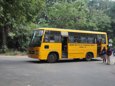 One of the IIT buses, Chennai