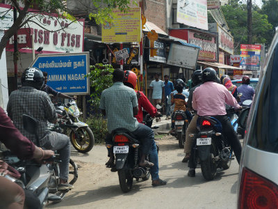 Street traffic, Chennai