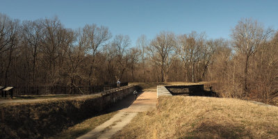 Crossing the Catoctin Aqueduct