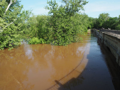 Upstream of the Monocacy aqueduct