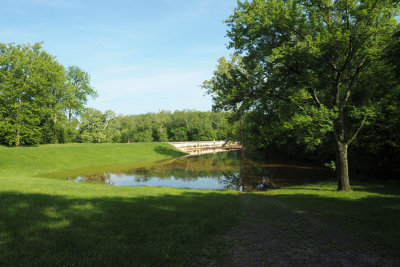 May 20th - The flooded basin at the Monocacy aqueduct