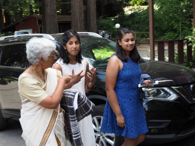 Heading out to the ceremony