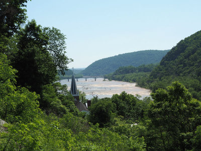 View of Potomac river from near Jefferson Rock