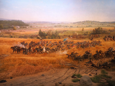Section of the cyclorama at Gettysburg National Military Park Visitor Center