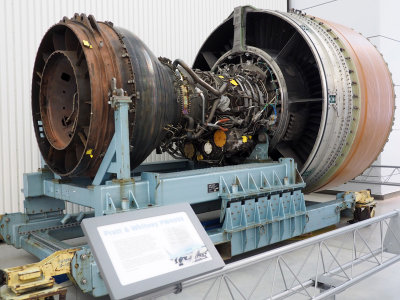 Boeing 747 Engine - Pratt & Whitney PW 4098, Udvar Hazy museum