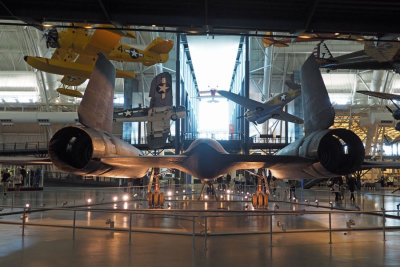 Rear end of a Lockheed SR-71 Blackbird, Udvar Hazy Museum