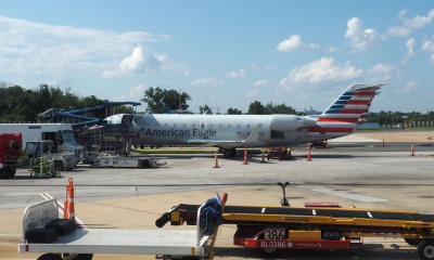 The aircraft that brought me to National Airport from St. Louis