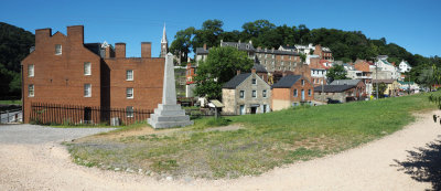 Panorama - Original location of John Brown's Fort in Harpers Ferry