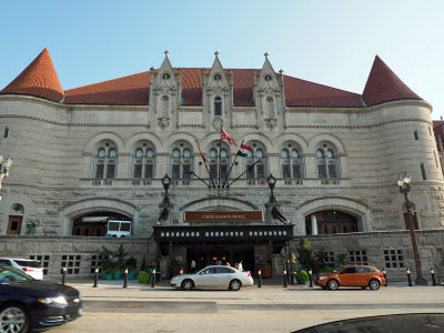 Front of the old St. Louis Union Station Hotel