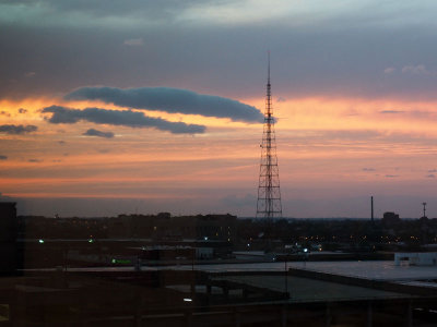 A sunset in St. Louis