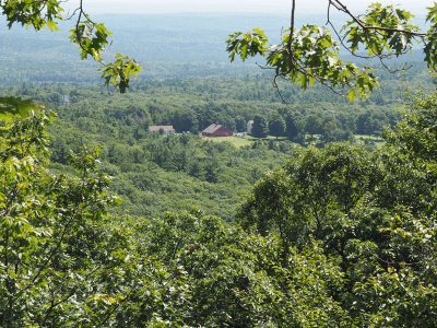 A view from the trail on Wachusett mountain