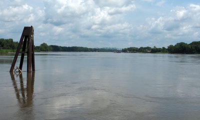 A view of the Missouri River