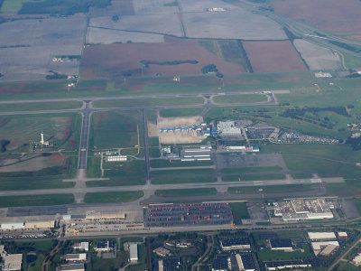 Shortly after take-off from Huntsville airport, Alabama