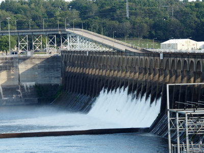 The Wilson Dam on the Tennessee River