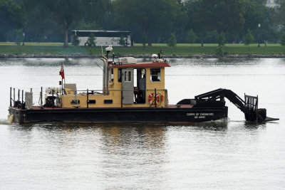 US Army Corp of Engineers boat on the Potomac