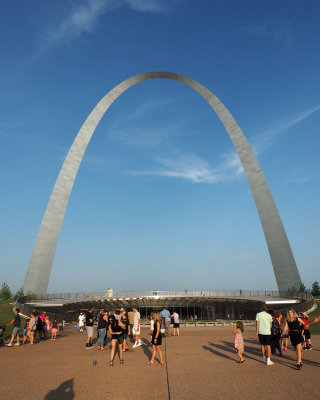 The entrance to the new visitor Center at the Arch, St. Louis
