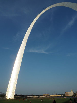The St. Louis Arch in the evening light
