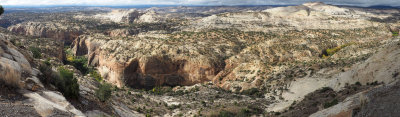 Panorama (Best viewed in ORIGINAL size) - Calf Creek Canyon from the Hogback section of Route 12