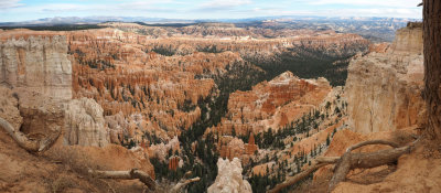 Panorama (Best viewed in ORIGINAL mode) - A view into Bryce Canyon