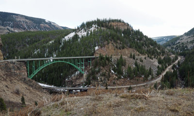 View from the Green Bridge Overlook on US 24 near Red Cliff