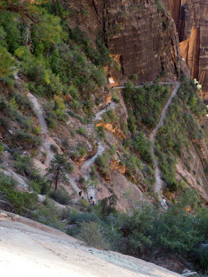 Zion National Park - The climb from the valley to Echo Canyon