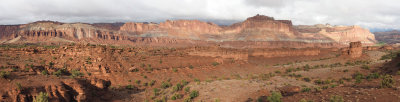 (View in ORIGINAL size) Panorama - Sunrise trail, Capitol Reef NP