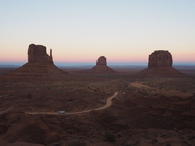 Sunset at Monument Valley