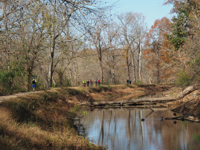 Bikers approaching on the trail