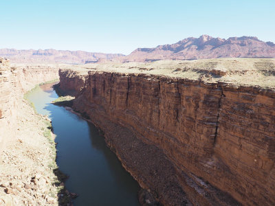 Colorado river downstream of Navajo Bridge in Arizona