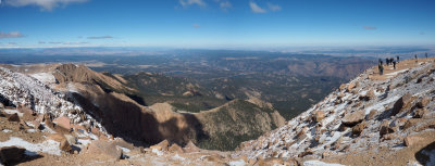 Panorama (Best viewed in ORIGINAL size) - View from Pikes Peak