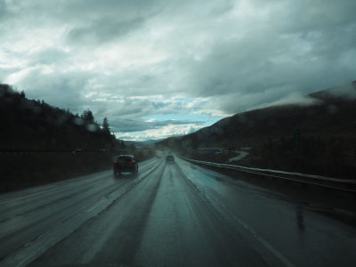 On Interstate 70, heading west towards Utah