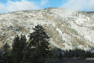 While crossing the Tennessee Pass on the way to Leadville, CO