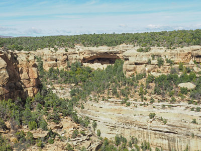 Fewkes Canyon and the Cliff Palace cliff dwelling, Mesa Verde NP
