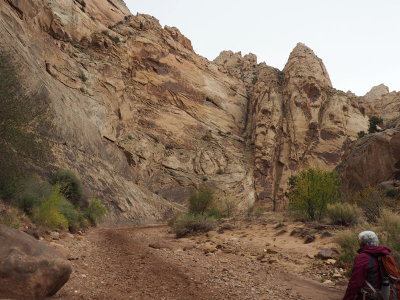 Hiking the Grand Wash in Capitol Reef National Park