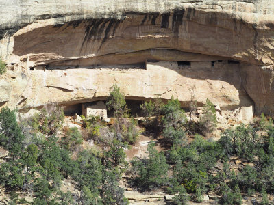 Unidentified cliff dwelling at Mesa Verde NP